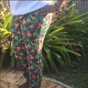 Space Girlz Floral Pants
